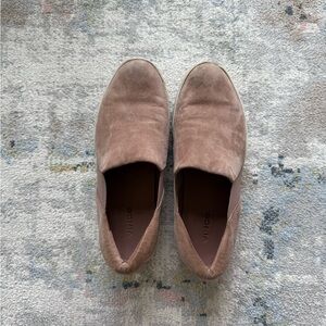Vince blush Suede Slip-On Shoes